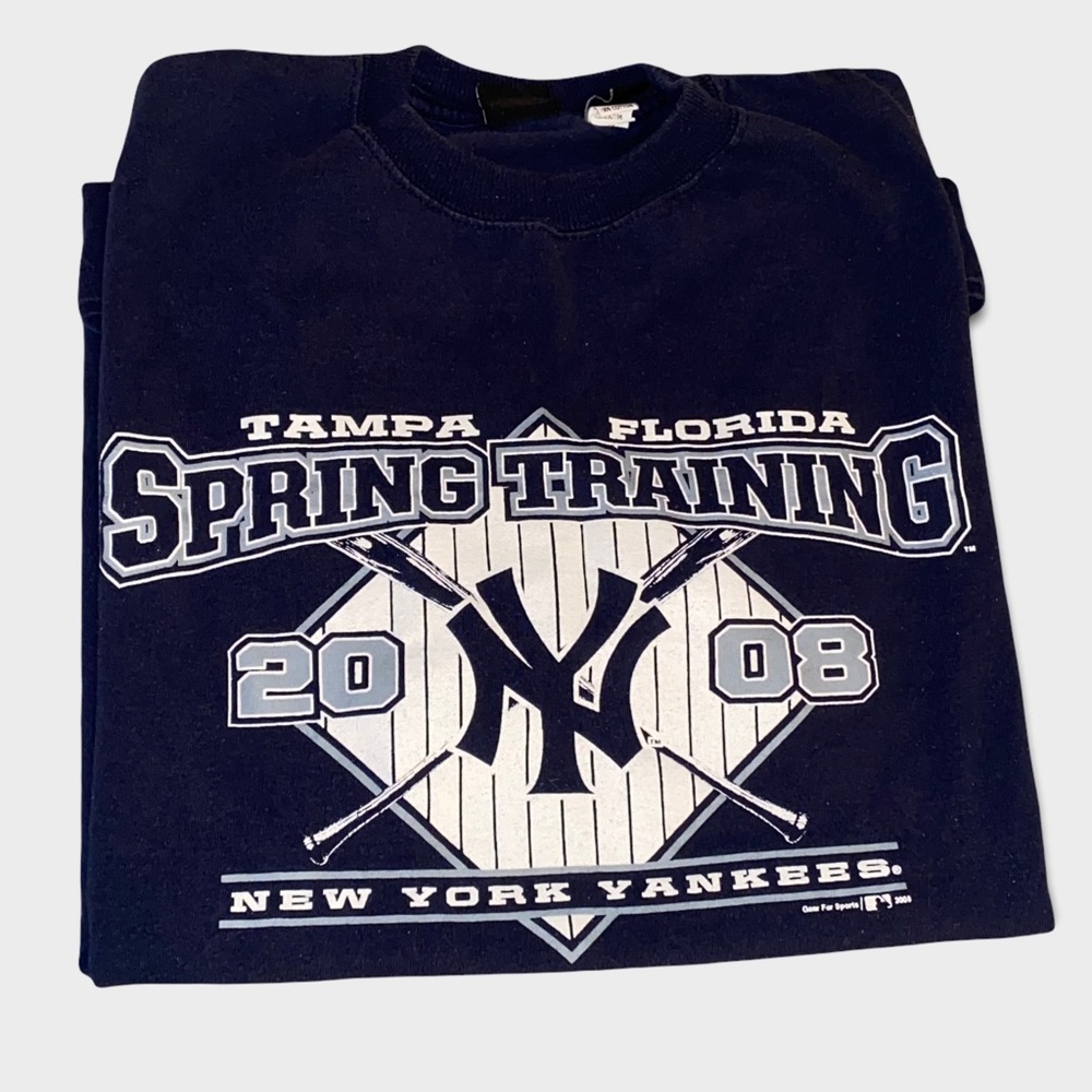 Authentic New York Yankees 2008 Spring Training Tampa FL Tee Sz L